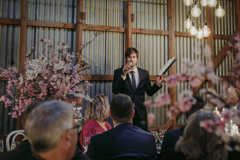 MC starting his speech