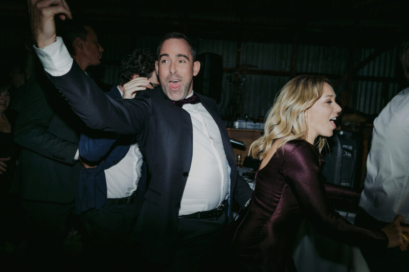 funny moment on the dancefloor with guests