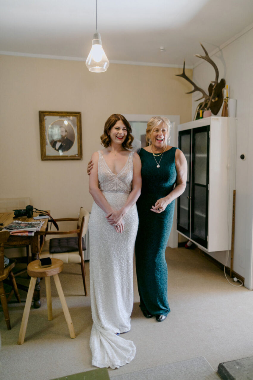 Bride and her mother