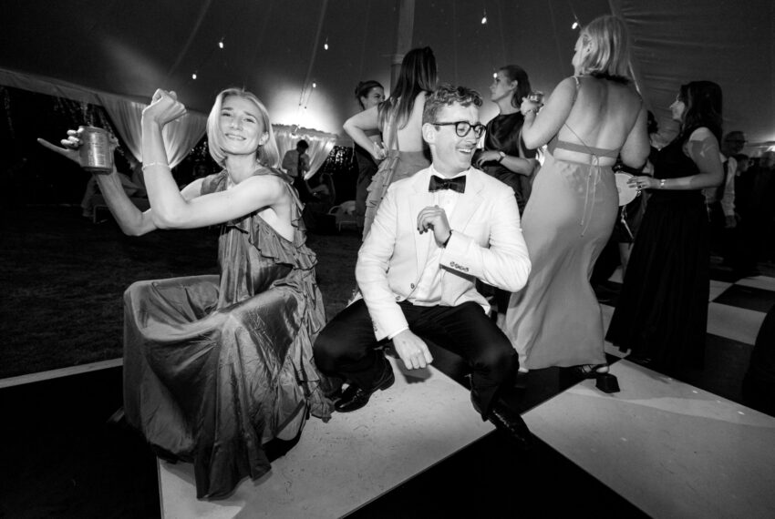 Guests getting down on the dancefloor